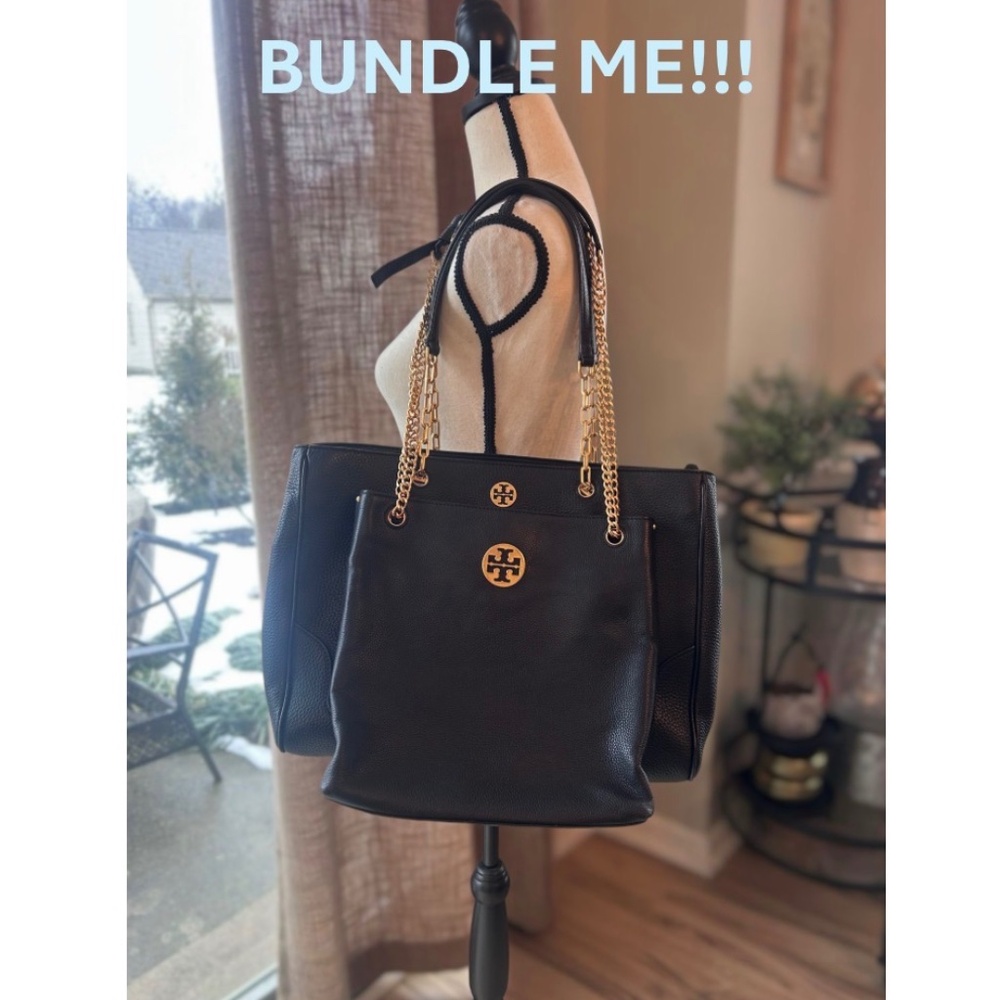 TORY BURCH | Black Carson SwingPack Leather Crossbody Bag - Picture 11 of 13